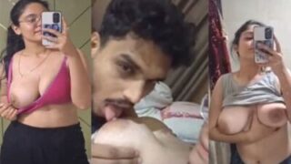 Sexy GF Playing With Her Boobs And Bf Sucking Video